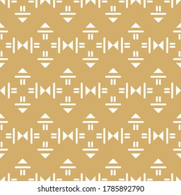 Seamless geometric pattern. Abstract background. Beige color. Vector background image 
