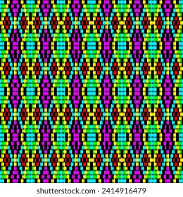 Seamless geometric pattern. Abstract background with rhombuses.