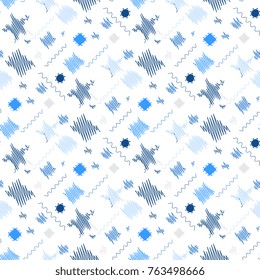 Seamless geometric pattern. Abstract background with geometric shapes. Template for your design. Cover design