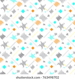 Seamless geometric pattern. Abstract background with geometric shapes. Template for your design. Cover design