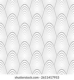 Seamless Geometric Pattern. Abstract black and white geometric background. EPS vector illustration