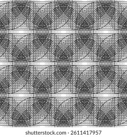 Seamless Geometric Pattern. Abstract black and white geometric background. EPS vector illustration