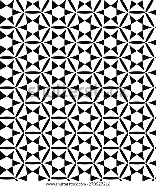 Seamless Geometric Pattern Abstract Black White: Vector De Stock (libre ...