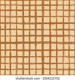 Seamless geometric pattern with abstract brush strokes. Modern stylish textured texture. Graphic design of Hipster. Vector Seamless Pattern. Texture fabric.