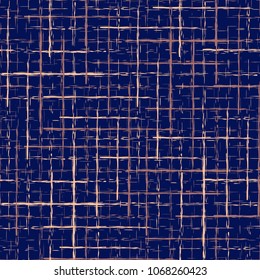 Seamless geometric pattern with abstract brush strokes. Modern stylish textured texture. Graphic design of Hipster. Vector Seamless Pattern. Texture fabric.