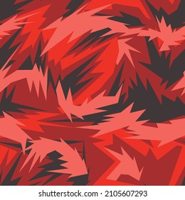Seamless geometric pattern. Abstract camo. Modern ornament. Print on fabric and textiles. Vector illustration