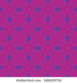 Seamless geometric pattern. Abstract color repeating texture. Bright unique ornament. Template for printing on Wallpaper, packaging, banners, invitations, business cards, fabric printing