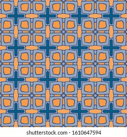 Seamless geometric pattern. Abstract color repeating texture. Bright unique ornament. Template for printing on Wallpaper, packaging, banners, invitations, business cards, fabric printing