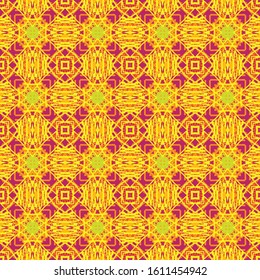 Seamless geometric pattern. Abstract color repeating texture. Bright unique ornament. Template for printing on Wallpaper, packaging, banners, invitations, business cards, fabric printing
