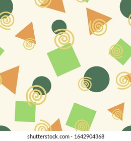 Seamless geometric pattern. Abstract colorful background
