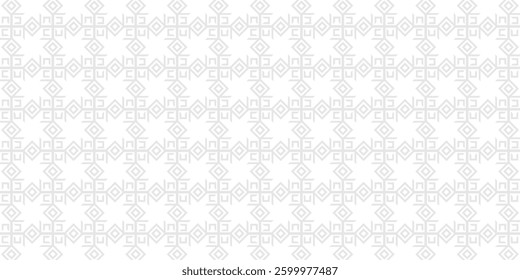 Seamless Geometric Pattern with Abstract Diamond Shapes