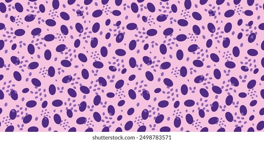 Seamless geometric pattern. Abstract figures, spots, blots. Wallpaper, decor. For textiles and packaging. Colored background, vector texture.