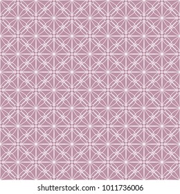 Seamless geometric pattern. Abstract floral vector background. Element of design.