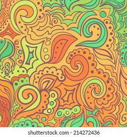 Seamless geometric pattern. Abstract floral background for your design: banners, wallpapers, presentations etc.