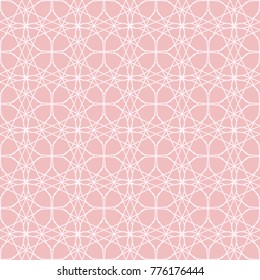 Seamless geometric pattern. Abstract floral vector background. Element of design.