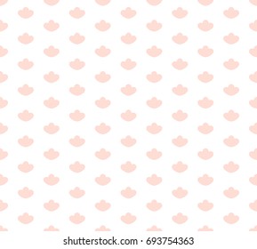 Seamless geometric pattern with abstract flower ornament. Vector Illustration