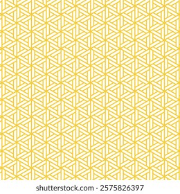 Seamless Geometric Pattern. Abstract Polygon Pattern. Gold Lines Pattern Design. Triangular lines Pattern Background.