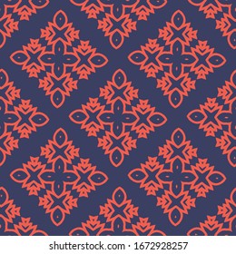 Seamless Geometric Pattern. Abstract texture designs can be used for backgrounds, motifs, textile, wallpapers, fabrics, gift wrapping, templates. Design Paper For Scrapbook. Vector.