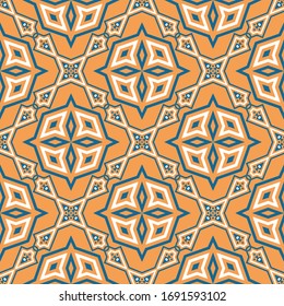 Seamless Geometric Pattern. Abstract texture designs can be used for backgrounds, motifs, textile, wallpapers, fabrics, gift wrapping, templates. Design Paper For Scrapbook. Vector.