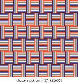 Seamless Geometric Pattern. Abstract texture designs can be used for backgrounds, motifs, textile, wallpapers, fabrics, gift wrapping, templates. Design Paper For Scrapbook. Vector.