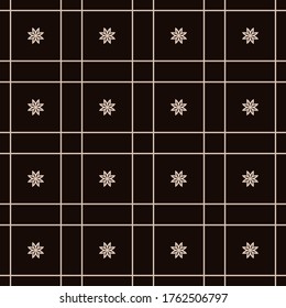 Seamless Geometric Pattern. Abstract texture designs can be used for backgrounds, motifs, textile, wallpapers, fabrics, gift wrapping, templates. Design Paper For Scrapbook. Vector.