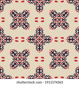 Seamless Geometric Pattern. Abstract texture designs can be used for backgrounds, motifs, textile, wallpapers, fabrics, gift wrapping, templates. Design Paper For Scrapbook. Vector.	