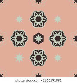 Seamless Geometric Pattern. Abstract texture designs can be used for backgrounds, motifs, textile, wallpapers, fabrics, gift wrapping, templates. Design Paper For Scrapbook. Vector.