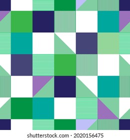 Seamless geometric pattern. Abstract vector background for web banner, branding package, fabric, wallpaper