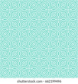 seamless geometric pattern. abstract vector illustration. silver on turquoise. for design invitation, background, wallpaper
