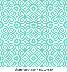 seamless geometric pattern. abstract vector illustration. silver on turquoise. for design invitation, background, wallpaper