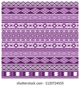 Seamless geometric pattern. American Indians ethnic style. 