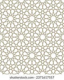 Nahtlose geometrische Muster im arabischen und islamischen Stil
