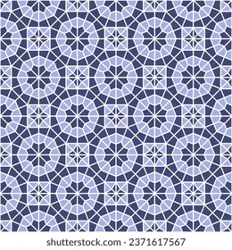 Seamless geometric pattern with Arabian and Islamic style