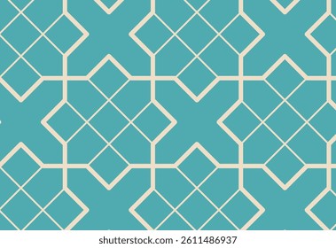 Seamless geometric pattern in arabian style. Vector illustration