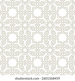 Seamless geometric pattern Arabic ornament