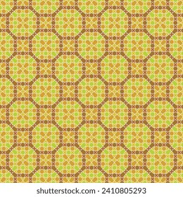 Nahtlose geometrische Muster im arabischen Stil Zellij