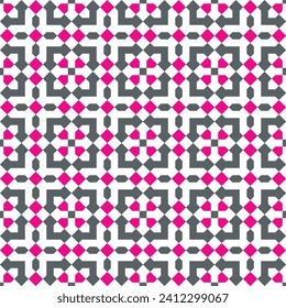 Seamless geometric pattern in arabic style Zellij