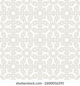 Seamless geometric pattern in arabic style Zellij Rounded corners
