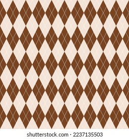 seamless geometric pattern with argyle 
