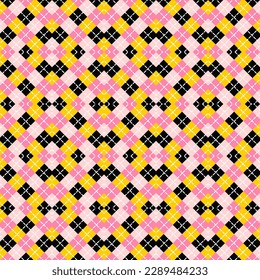 seamless geometric pattern with argyle