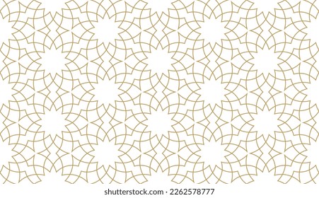 Seamless geometric pattern in authentic arabian style. Vector illustration