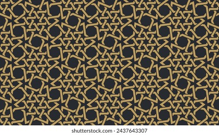 Seamless geometric pattern in authentic arabian style. Vector illustration