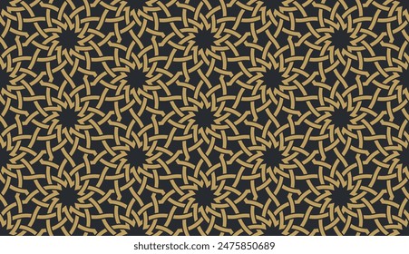 Seamless geometric pattern in authentic arabian style. Vector illustration