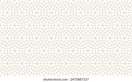 Seamless geometric pattern in authentic arabian style. Vector illustration