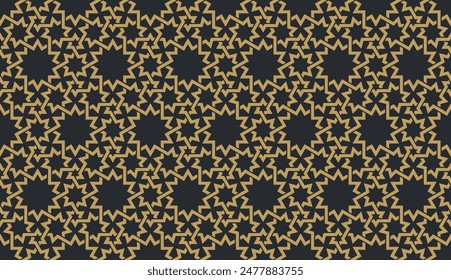 Seamless geometric pattern in authentic arabian style. Vector illustration