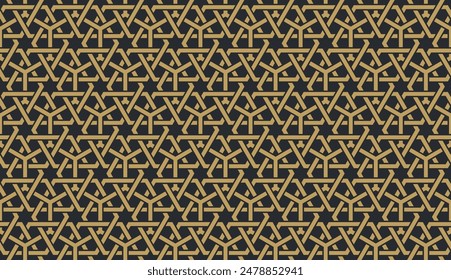 Seamless geometric pattern in authentic arabian style. Vector illustration