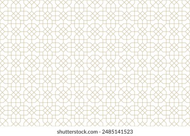 Seamless geometric pattern in authentic arabian style. Vector illustration