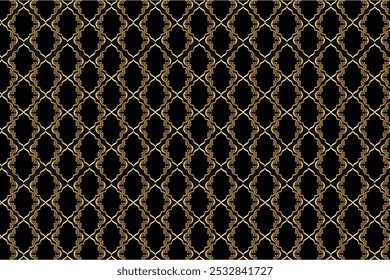 Seamless geometric pattern in authentic Arabian style. Vector illustration