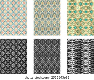 Seamless geometric pattern in authentic Arabian style. Vector illustration
