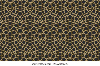 Seamless geometric pattern in authentic arabian style. Vector illustration